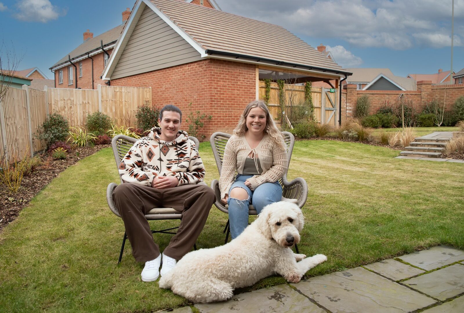 picture of GOVERNMENT-BACKED FIRST HOMES SCHEME HELPS YOUNG COUPLE SECURE DREAM NEW FOREST HOME