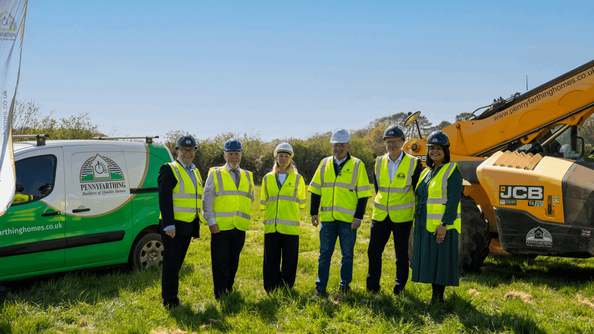 picture of GROUND BROKEN AT DANES PARK, NEW MILTON,  MARKING START OF LANDMARK HOUSING DEVELOPMENT